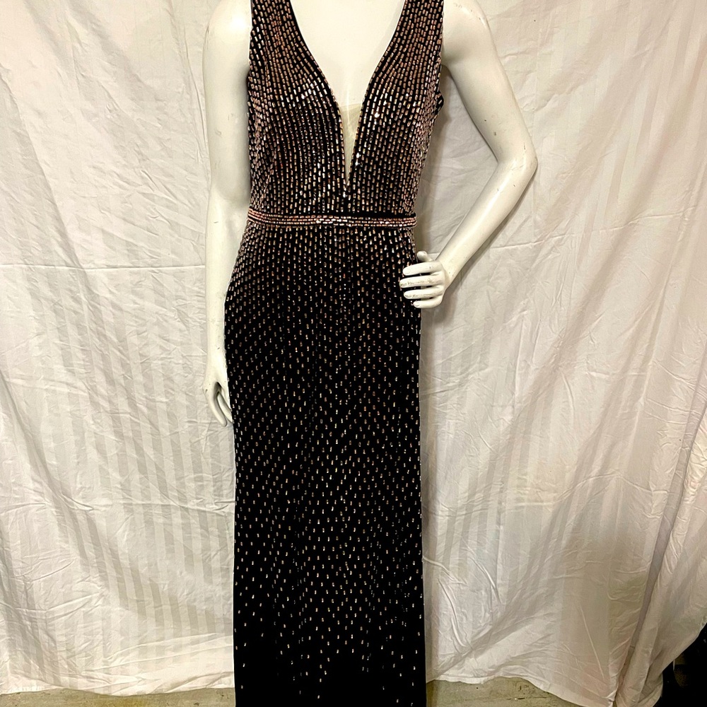 Ellie Wilde Black and Bronze formal